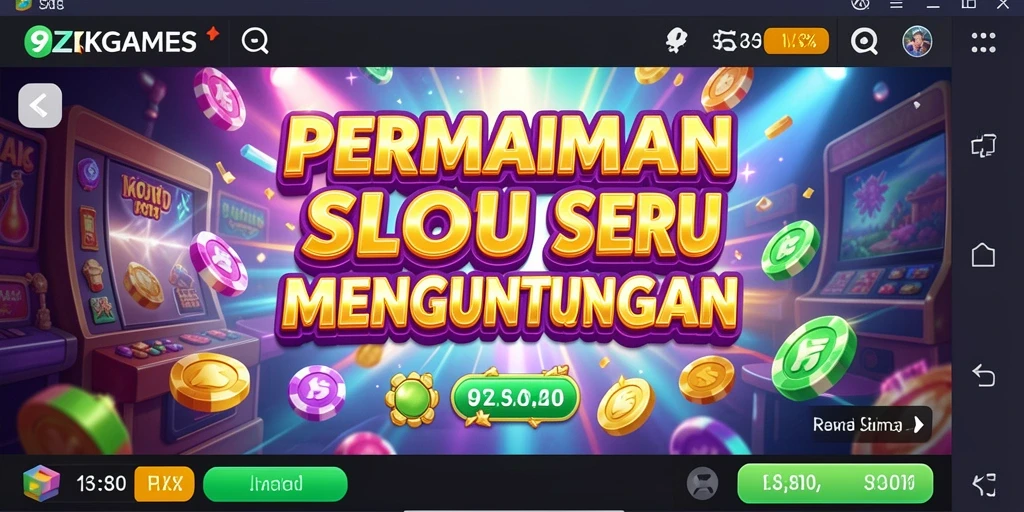 Tampilan menarik dari gameplay 9ZKGAMES yang seru dan penuh warna.