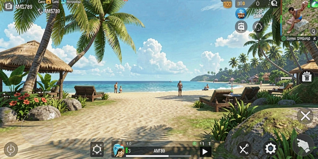 Tangkapan layar gameplay AMS789 yang menarik dan penuh warna.