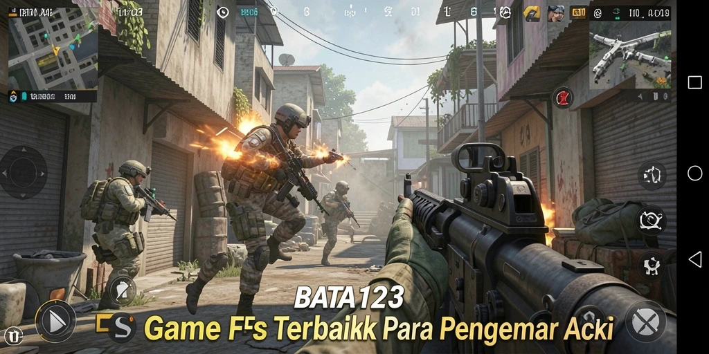 Gameplay BATA123 menampilkan aksi seru dan grafis menakjubkan dalam game FPS.
