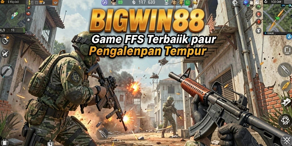 Tangkapan layar gameplay <strong>BIGWIN88</strong> menampilkan aksi tembak-menembak yang mendebarkan.