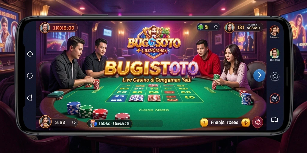 Tampilan gameplay Live Casino yang menarik dan interaktif.