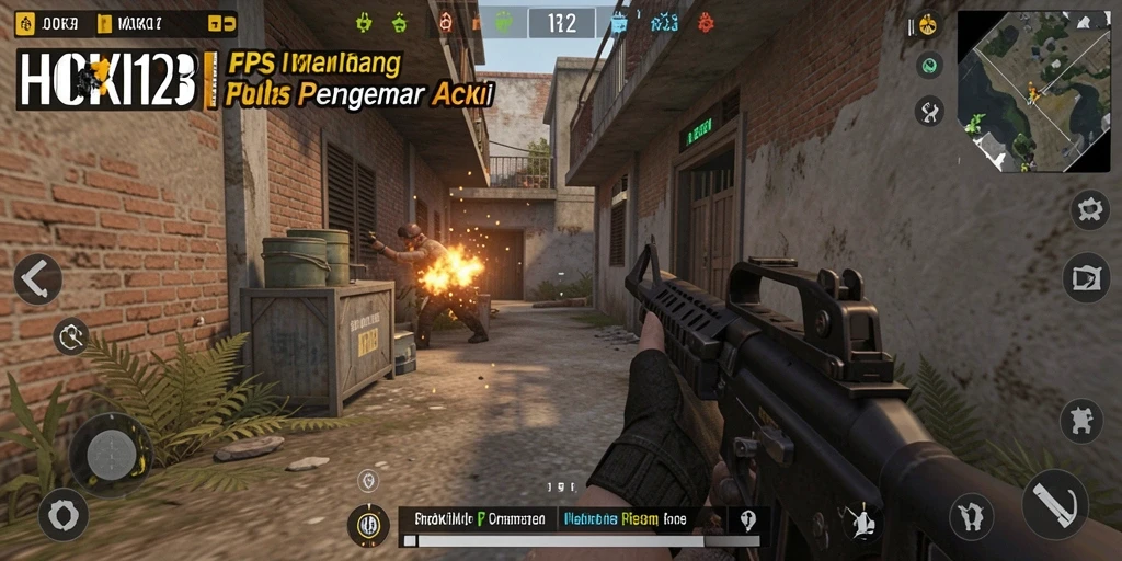 Gameplay HOKI123 dengan aksi tembak-menembak mendebarkan.