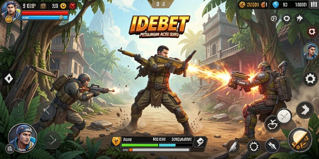 Tampilan menarik dari gameplay aksi IDEBET yang penuh tantangan.