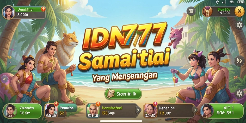 Screenshot IDN777 menampilkan momen seru gameplay Casual.
