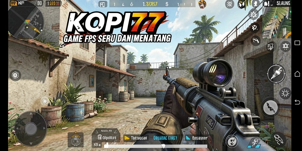 Tangkapan layar permainan KOPI77 yang menunjukkan aksi FPS yang mendebarkan.