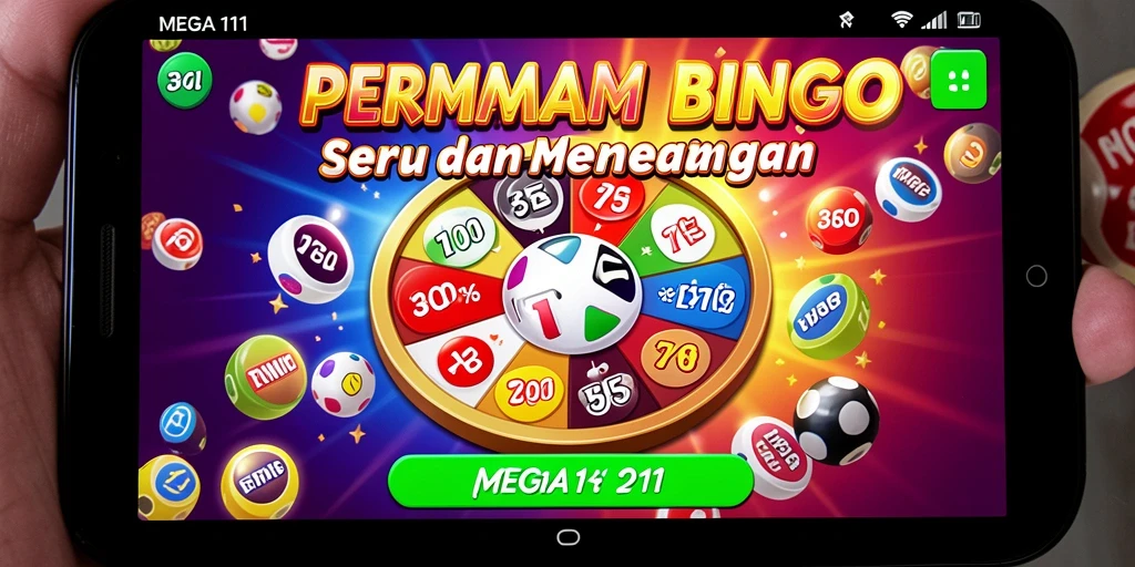 Tampilan gameplay seru dari permainan Bingo di MEGA111.