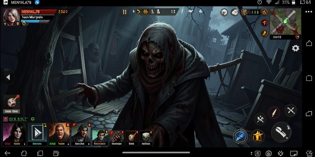 Gameplay menakutkan dalam kegelapan yang mencekam.