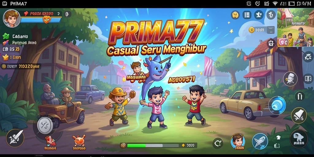 Tampilan screenshot dari gameplay seru PRIMA77.