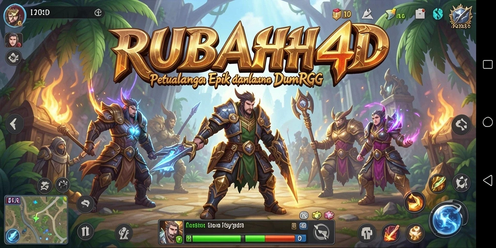 Tangkapan layar utama dari gameplay menakjubkan RUBAH4D.
