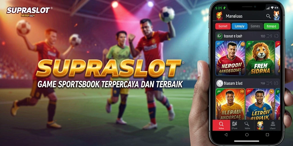 Tampilan gameplay menarik dari SUPRASLOT saat melakukan taruhan olahraga.