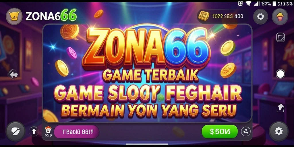 Tampilan gameplay menarik dari ZONA66 dengan mesin slot yang seru.